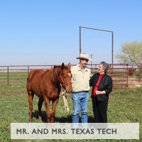 Mr. and Mrs. Texas Tech