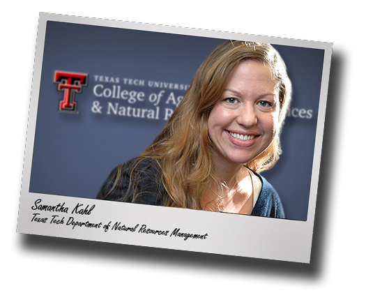 Samantha Kahl Joins Tech's Natural Resources Management Department