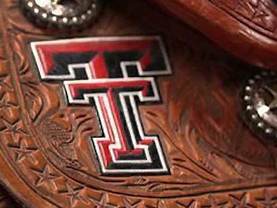 Saddle with TTU logo