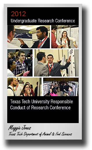 CASNR undergrad shines at student research poster division competition