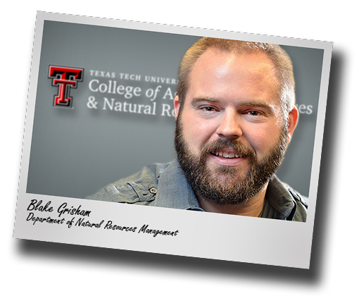 Blake Grisham joins Tech's Natural Resources Management Department