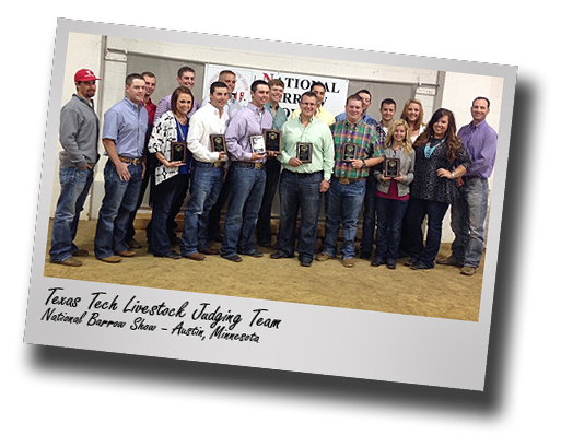 Tech's Livestock Judging Team takes first at National Barrow Show in Minnesota 
