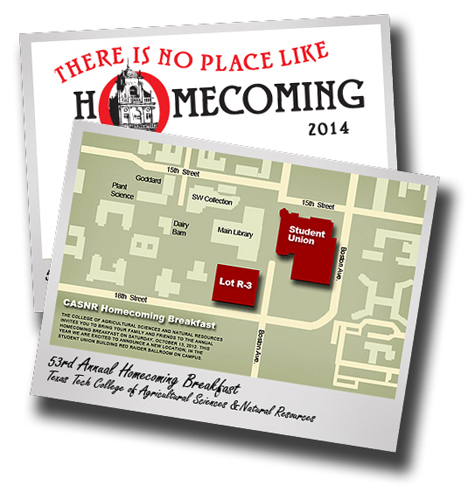 CASNR's 53rd Homecoming Breakfast set for Oct. 18 in Red Raider Ballroom