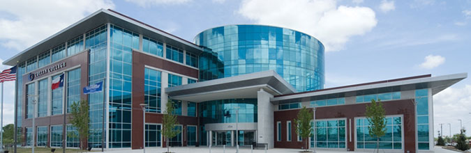 A photo of the Collin Higher Education Center