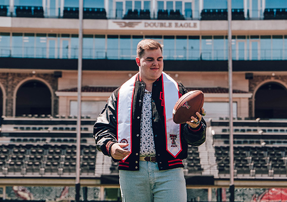 Texas Tech Athlete Jurrien Loftin Pursues Ph.D. While Competing in Division I Football