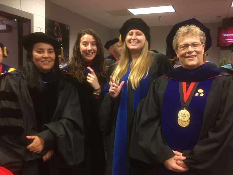 Dr. Gollahan and faculty