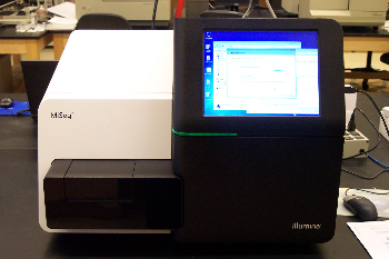 Our Core Facility houses an Illumina Mi-Seq DNA sequencer used for high through put sequencing.