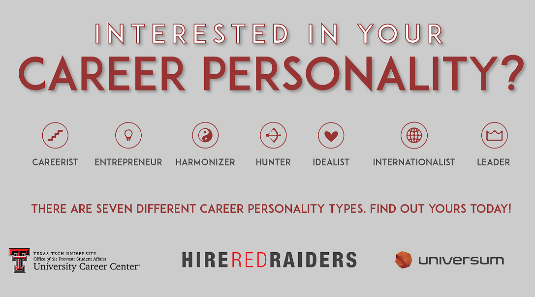 Interested in your career personality? Take the Universum Assessment!