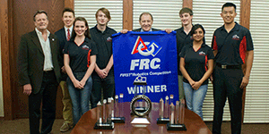 Team 1817 Representatives with Dean Al Sacco Jr.