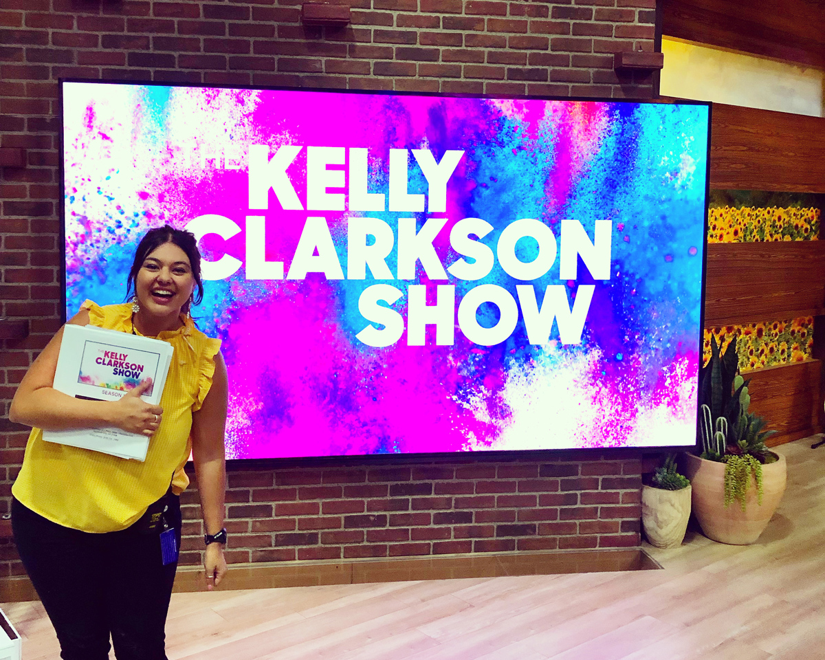 CoMC Young Alumni Spotlight Casey Kopp on set of Kelly Clarkson Show