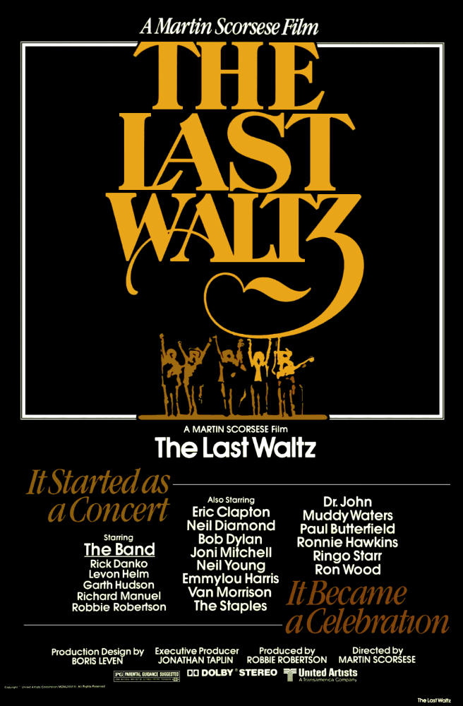 The Last Waltz Movie The Last Waltz movie poster