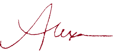 Alexa Rosas Signature
