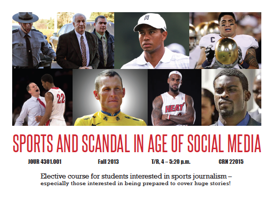 Sports and Scandal in Age of Social Media