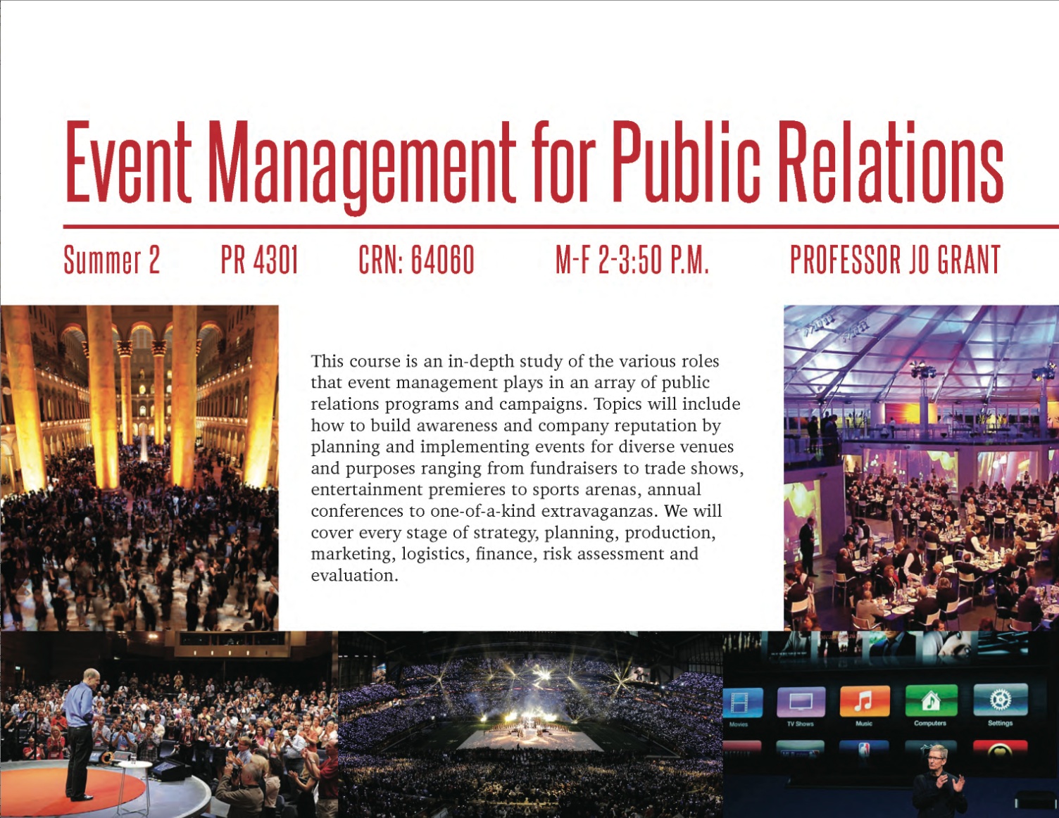 Event Management for Public Relations