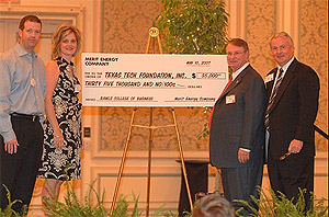 Merit Energy Donates $35,000 to College of Business