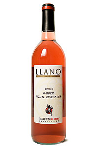 The 2008 Raider White Zinfandel is produced from 100 percent Texas grapes and can be served with virtually any meal. 