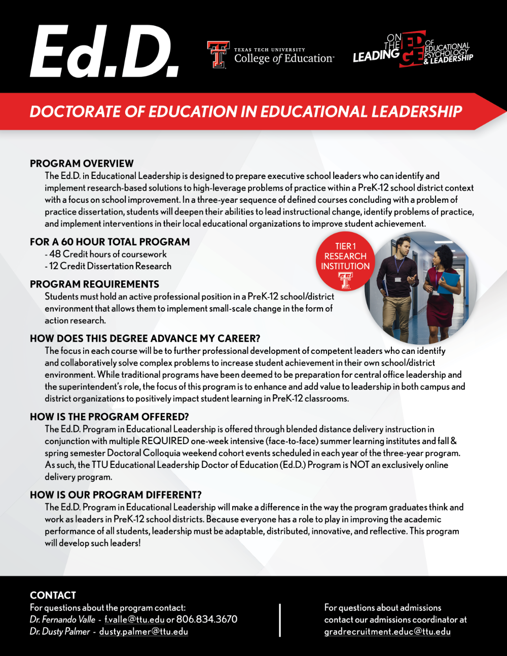 Doctoral dissertation educational leadership