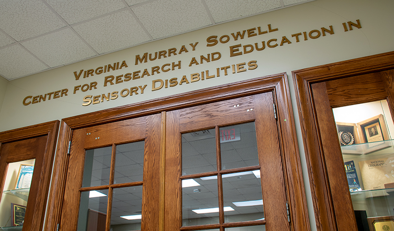 Sowell Center Sign on College of Education wall