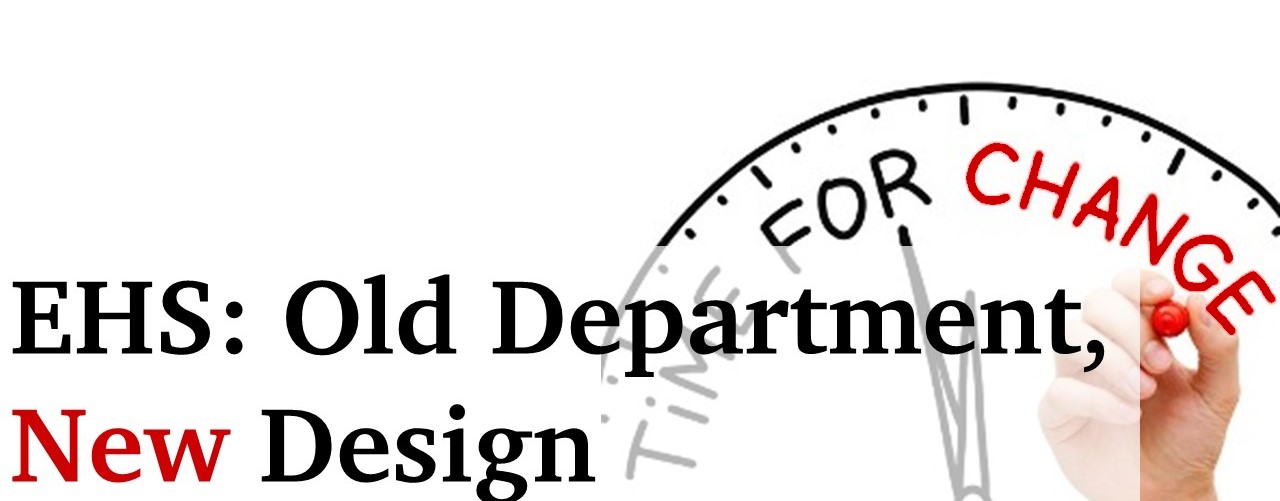 EHS: old department, new design header