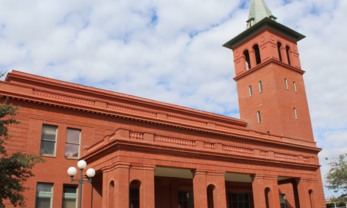 Photo of red brick building