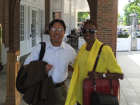 Yuan Shu served as a plenary speaker at Dartmouth's Summer Institute on the Futures of American Studies in June 2016. He is with Professor Hortense Spillers from Vanderbilt University.