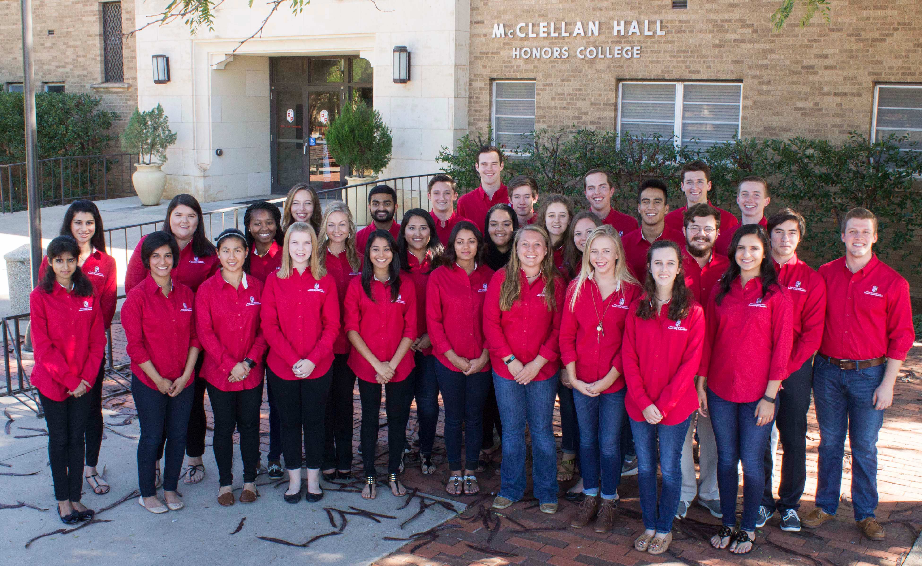 Honors College Ambassadors | Students | Honors College | TTU 