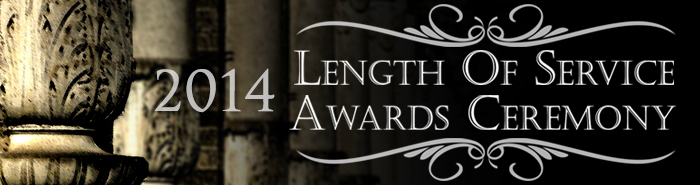Heading image: 2014 Length of Service Awards Ceremony