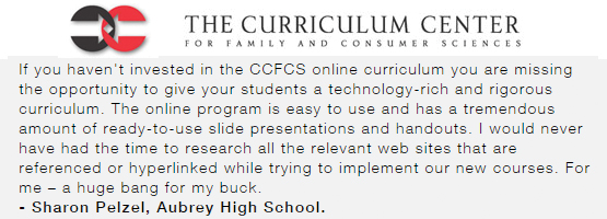 The Curriculum Center for Family and Consumer Sciences