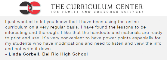The Curriculum Center for Family and Consumer Sciences