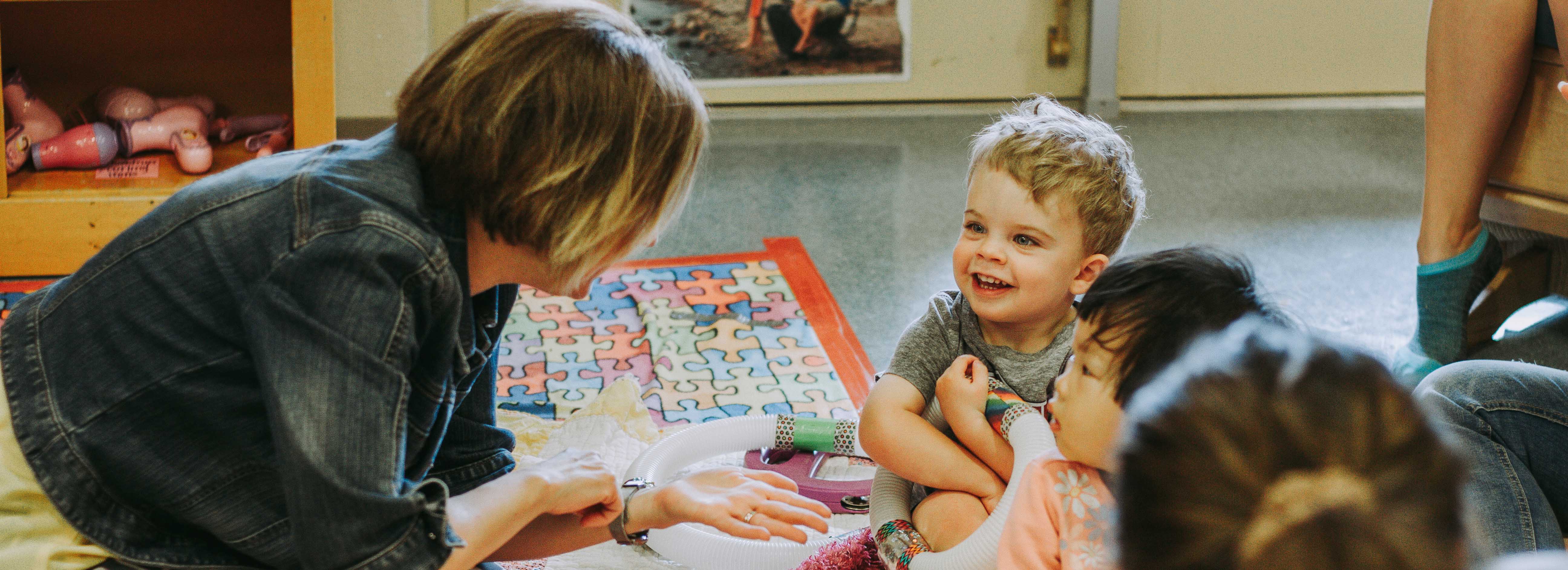 Child Development Research Center Marks End of School Year by Tie-Dyeing Shirts