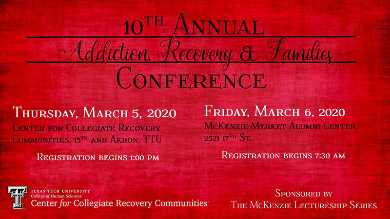 Conference of Addiction, Recovery & Families Conference of Addiction, Recovery & Families