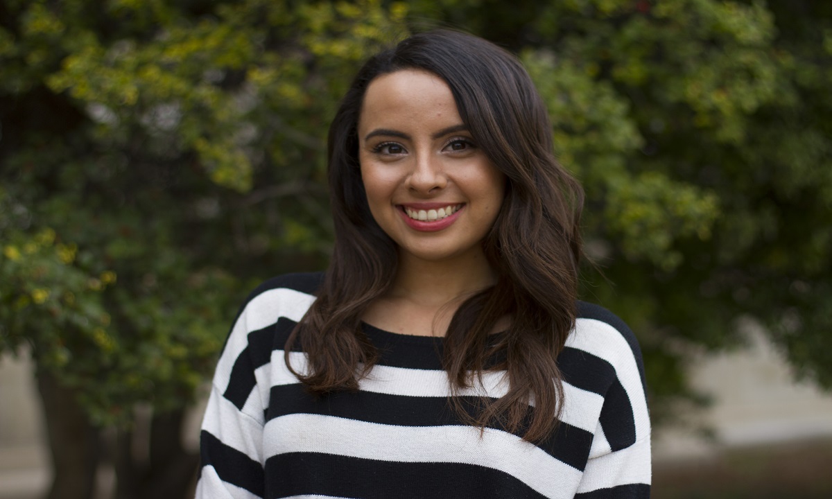 Human Sciences Banner Bearer Susana Carrillo