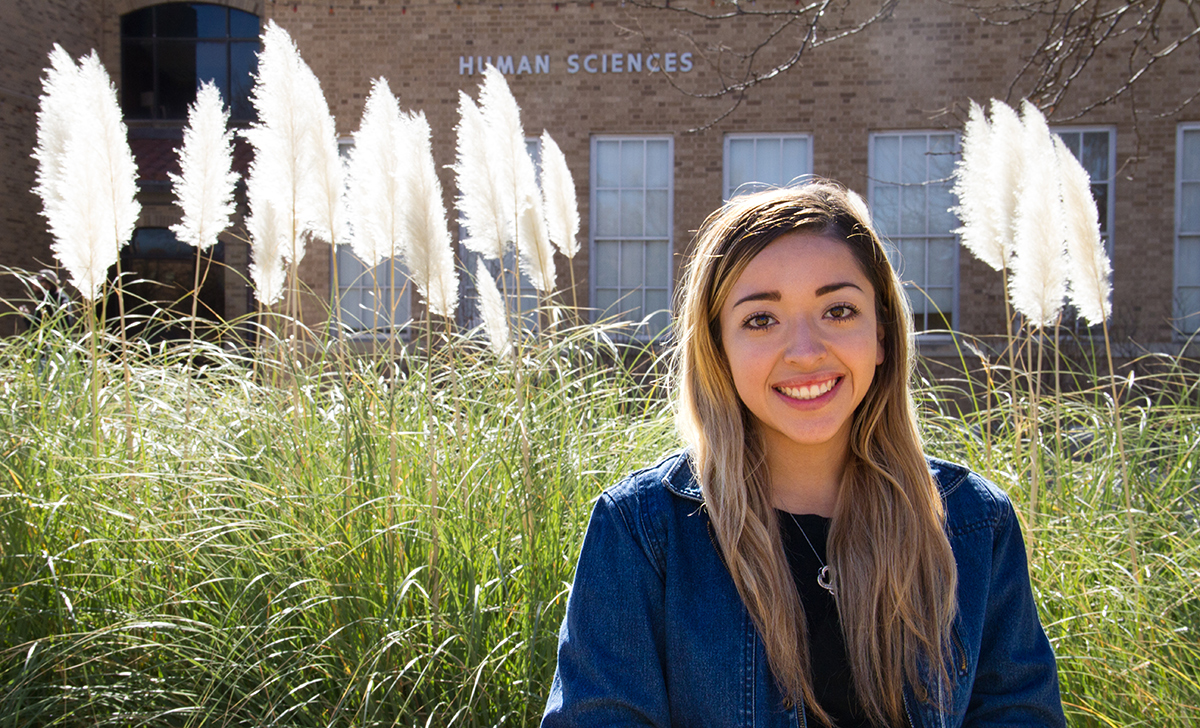 Human Sciences Banner Bearer Lorena Posadas Human Sciences Banner Bearer Lorena Posadas