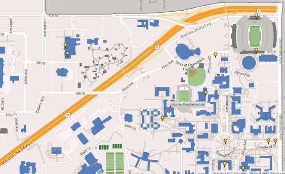Murray State University Campus Map - United States Map