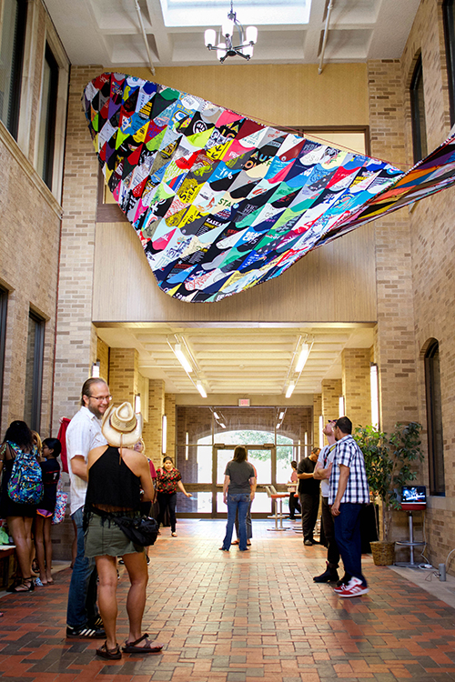 Department of Design Students Work with Artist in Residency at Texas Tech