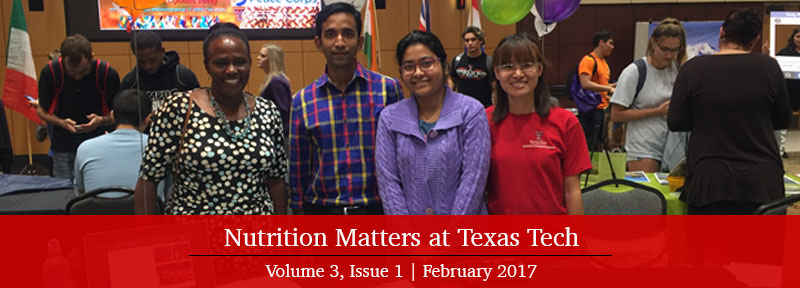 Nutritional Sciences Newsletter Texas Tech Nutritional Sciences Newsletter Texas Tech