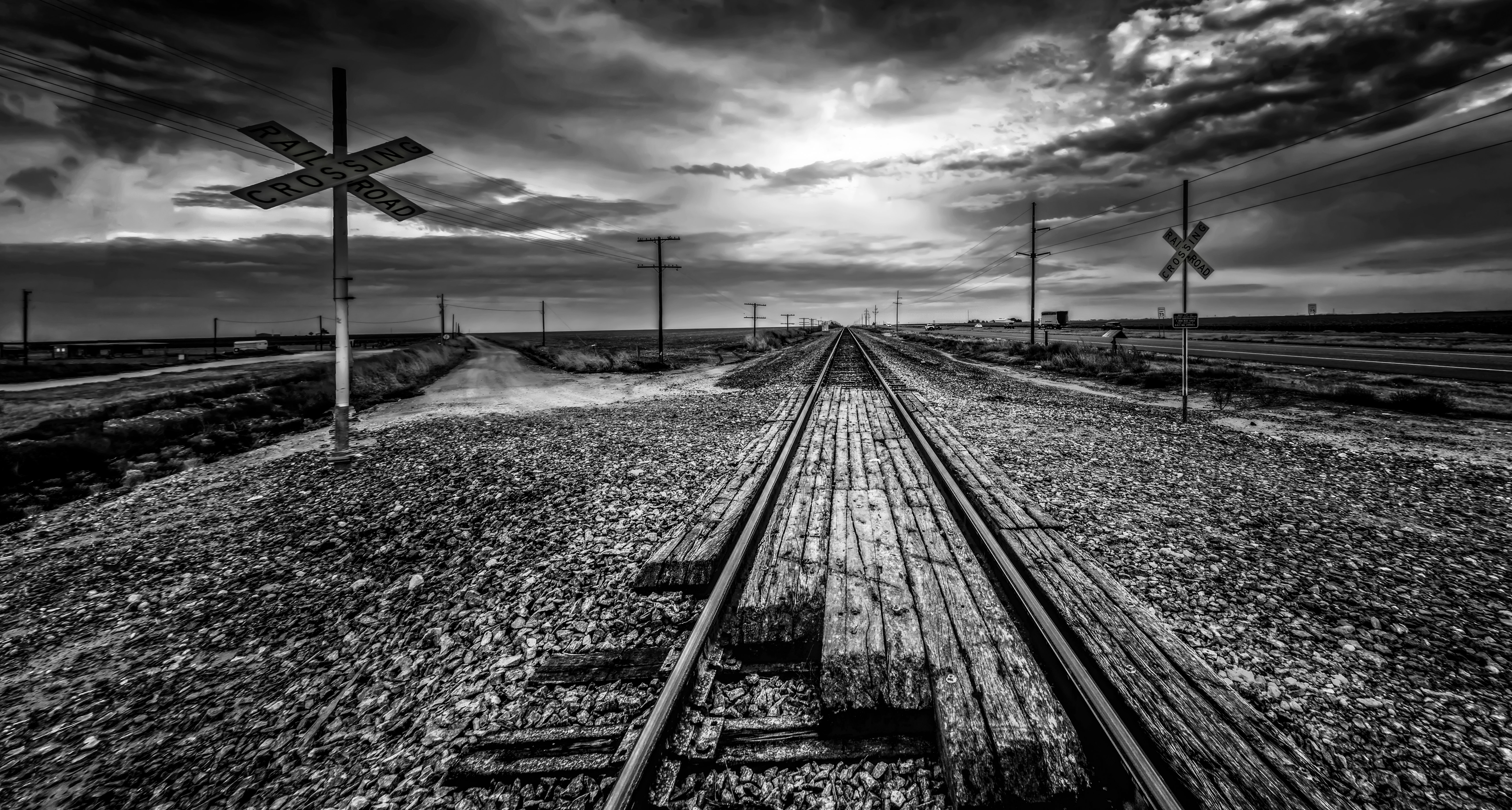 Railroad Crossing - West Texas - Seema Joshi