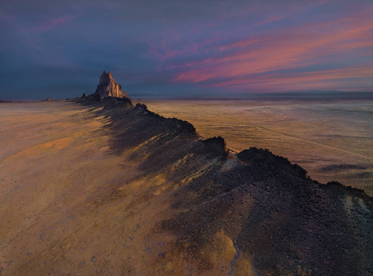 Steve Sucsy: Catching the Morning Light – Shiprock, New Mexico