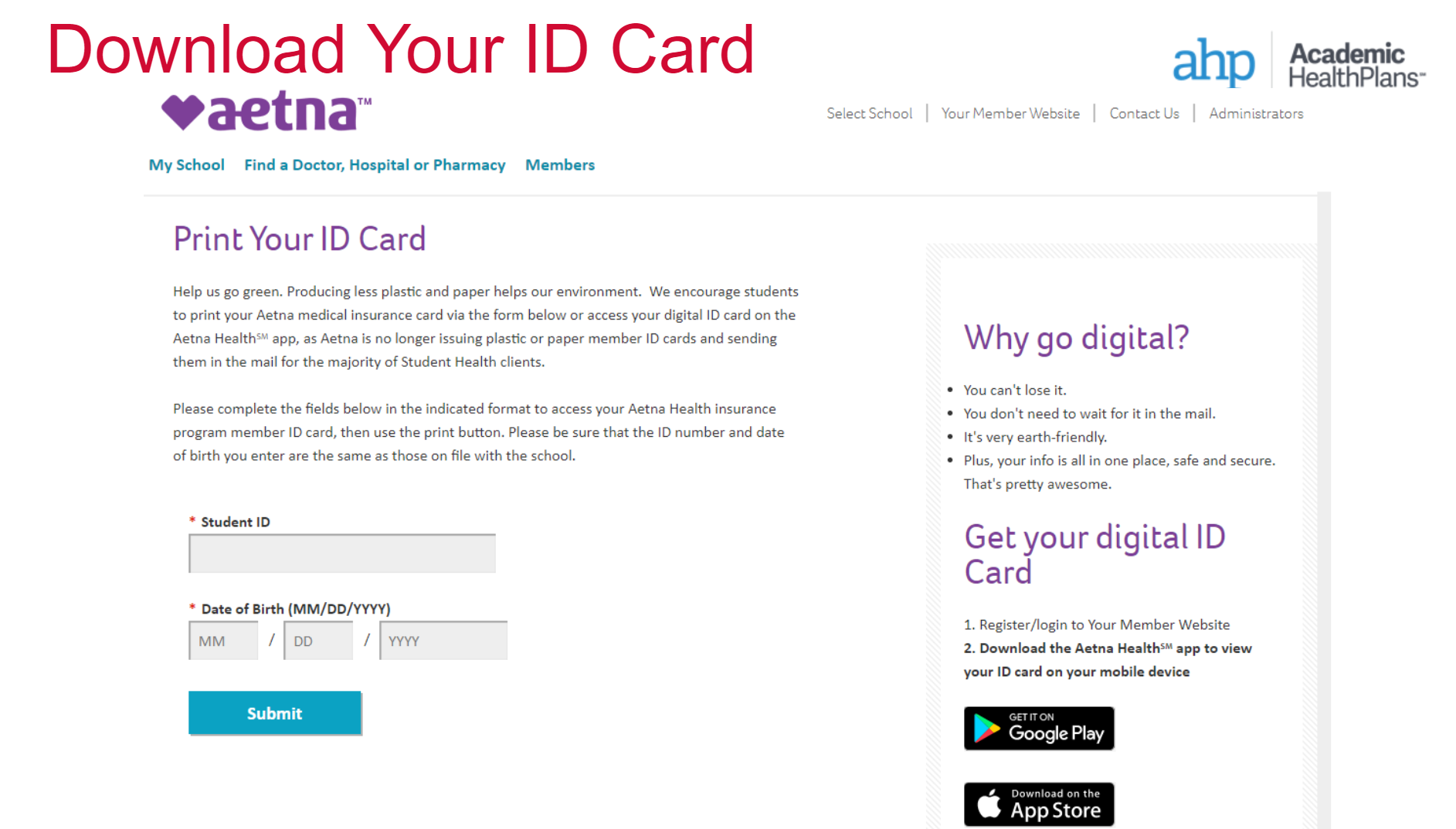 Download ID card