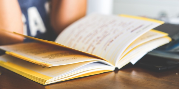 Student With Open Book