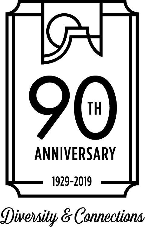 90th logo