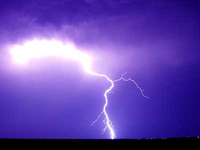 lightning in midland texas