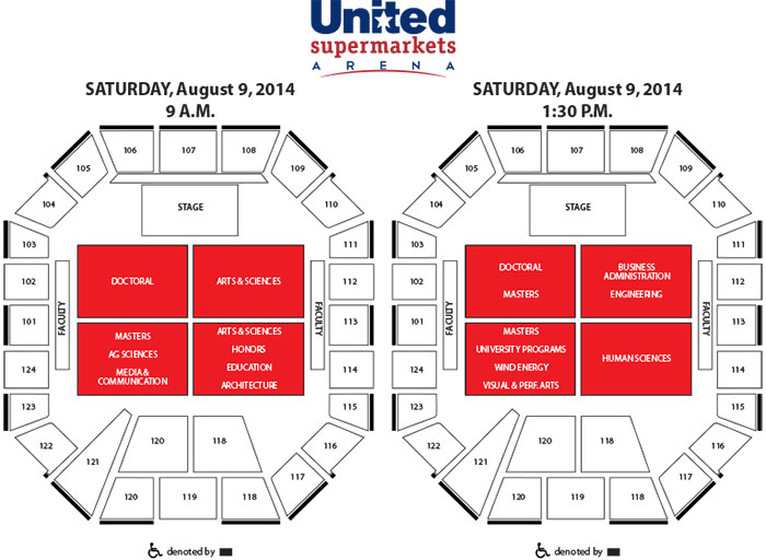 Commencement Map