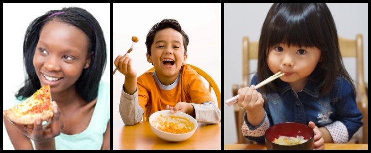 Kids Eating