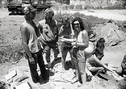 group of researchers including johnson at lubbock lake landmark in 1975 group of researchers including johnson at lubbock lake landmark in 1975