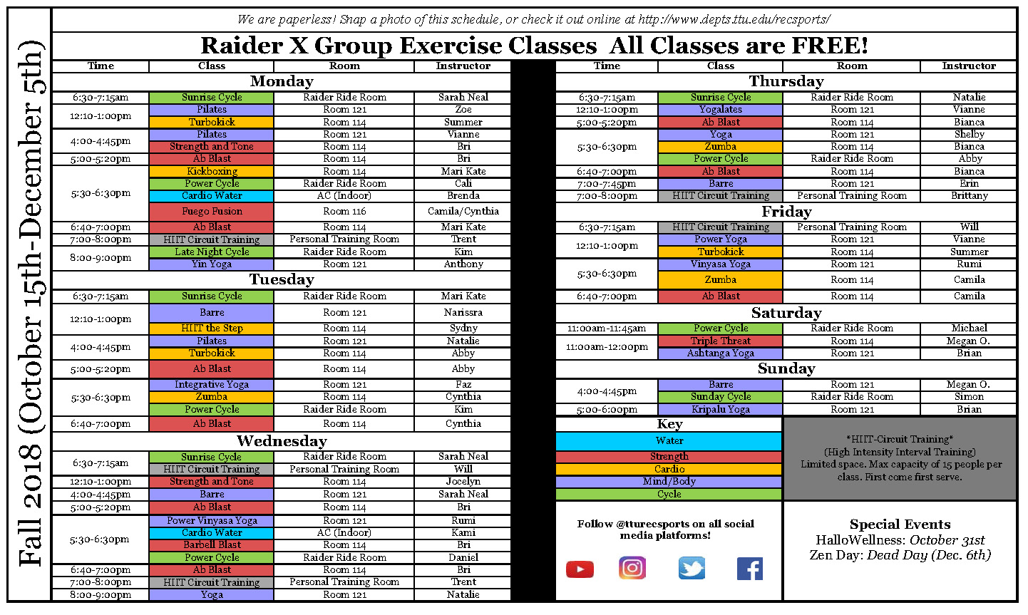 raider x schedule