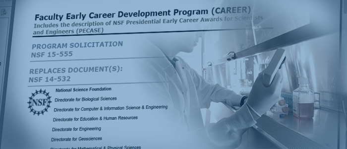 NSF CAREER Proposals Due in July