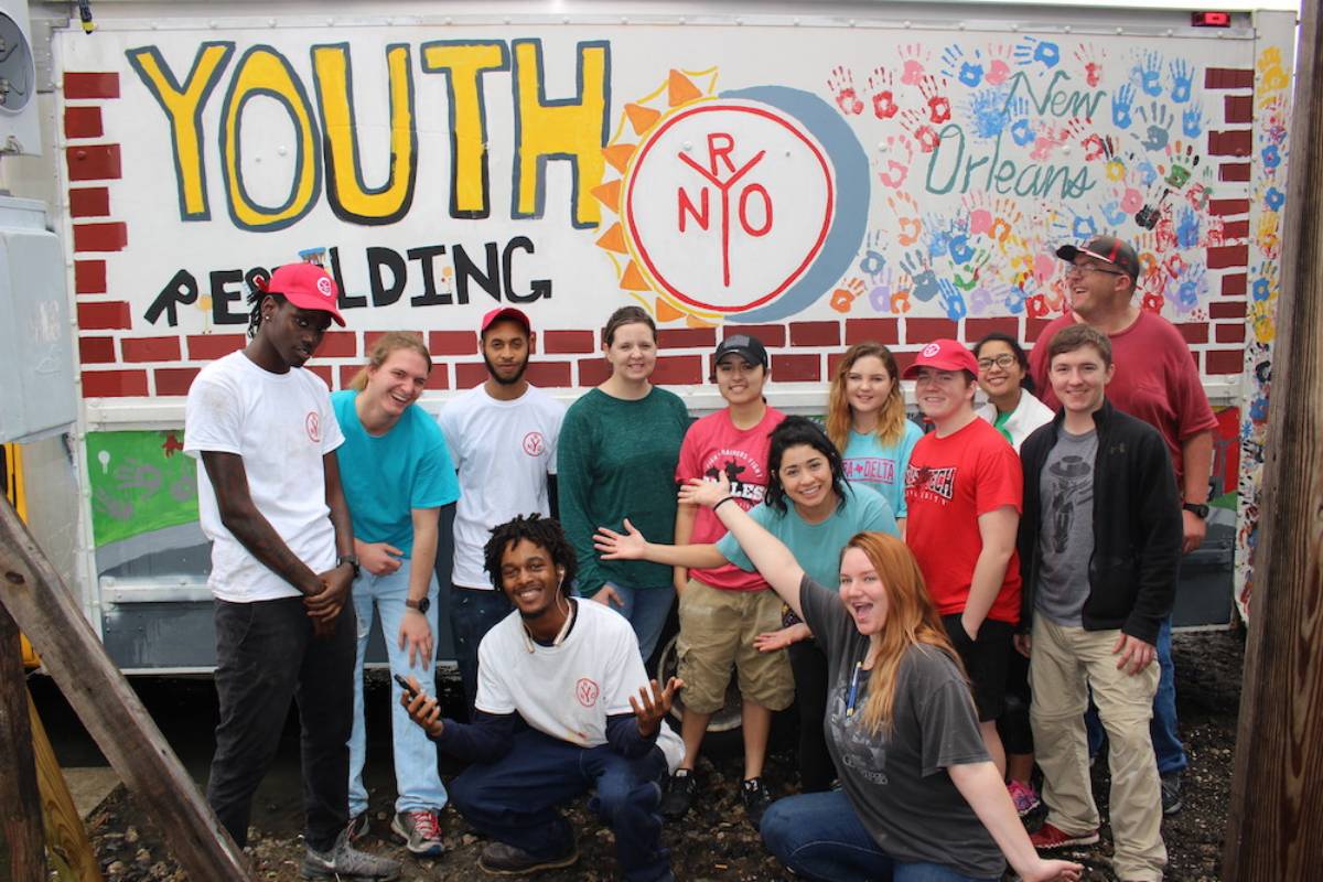 Youth Rebuilding New Orleans trip.