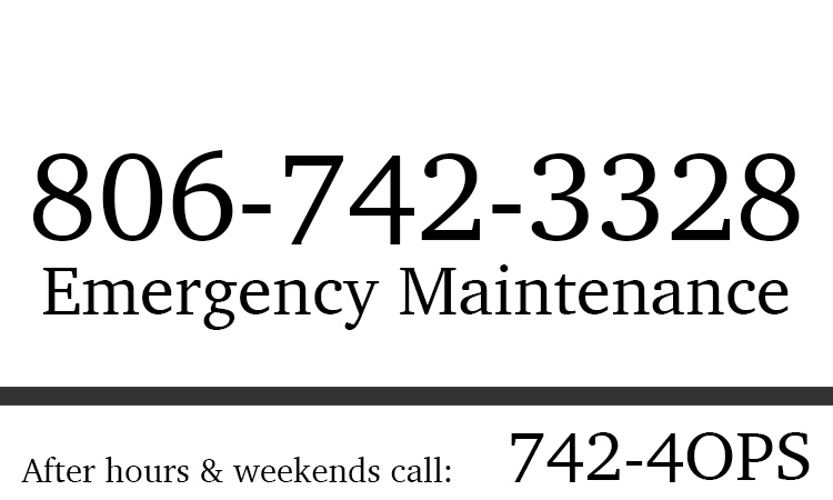 emergency maintenance