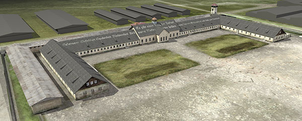 screenshot of main building in app